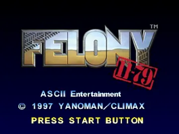 Felony 11-79 (EU) screen shot title